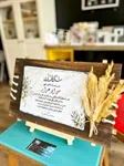 حجر شايش قاعدة خشب وستاند 3