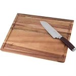 سيت فاخر سكين 30 سم ومفرمة مع زوايا وحفر 2